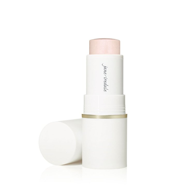 Na obrázku vidíme multifunkční krémový, minerální rozjasňovač ve sticku; Glow Time® Highlighter Stick značky Jane Iredale v odstínu Cosmos.