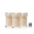 Na obrázku je vidět sada tří náhradních náplní jane iredale Powder-Me SPF® Dry Sunscreen REFILL. Tři náplně s ochranným pudrem SPF 30 (chránícím před UVA/UVB zářením PA+++), v minimalistickém společném balení.