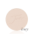 Kulatý lisovaný pudr na obličej značky Jane Iredale v odstínu Ivory: Velmi světlá béžová barva s chladným růžovým podtónem s vyraženým logem Jane Iredale.