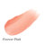 Na obrázku je vzorek barvy produktu na rty a tváře Jane Iredale Just Kissed Lip and Cheek Stain v odstínu Forever Pink. Barva má podobu jemně lesklé, poloprůhledné růžové s teplým tónem.