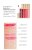 Na obrázku jsou vidět vzorky barev produktu HydroPure Hyaluronic Lip Gloss ve formě swatchů na ženském předloktí se světlou a střední pletí.