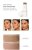 Na obrázku jsou vidět vzorky odstínů produktu Glow Time Bronzer Stick ve formě swatchů na ženském předloktí se světlým a středním tónem pleti.