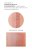 Na obrázku jsou vidět vzorky odstínů produktu PureBronze Shimmer Bronzer Peaches & Cream ve formě swatchů na ženském předloktí se světlým a středním tónem pleti.