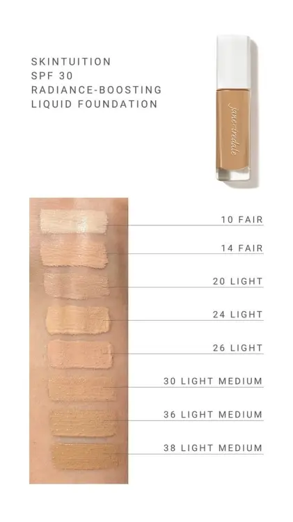 Skintuition SPF 30 Liquid Foundation - lehký minerální tekutý make-up s kyselinou hyaluronovou a SPF 30, 30 ml – fotografie produktu 3