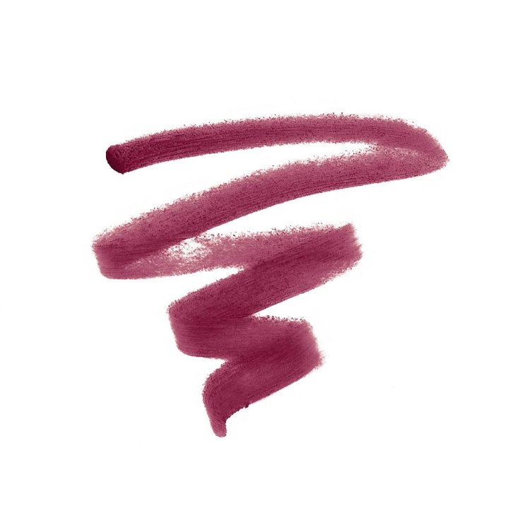 Ukázka barvy tužky Jane Iredale Lip Pencil Classic Red. Jde o hluboký, klasický odstín červené s nádechem burgundské. Ideální pro ty, kteří chtějí dosáhnout elegantního a nadčasového efektu.