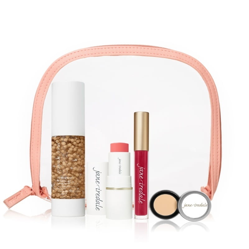 JANE IREDALE Glow Celebration Kit – sada TOP produktů pro rychlý každodenní minerální make-up