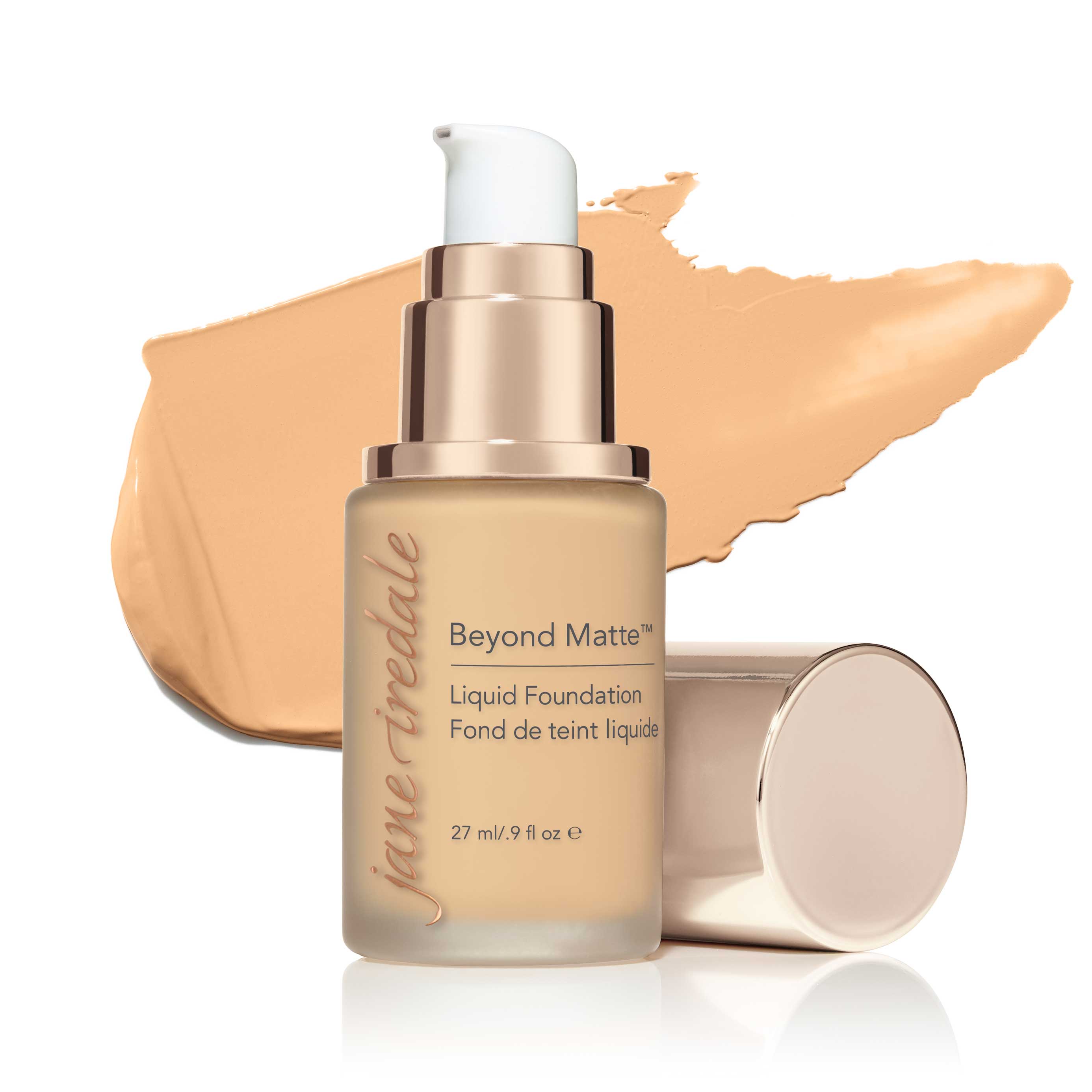 Beyond Matte Liquid Foundation – multifunkční minerální make-up 3 v 1 s plným krytím: make-up, báze a korektor v jednom, 27ml